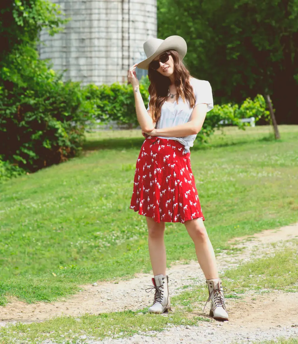 Wingtip Lace-Up Combat Boots