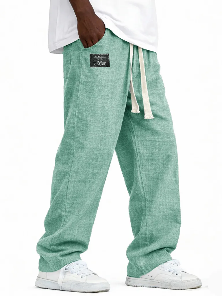 Soft Touch Linen Blend Pull On Pants