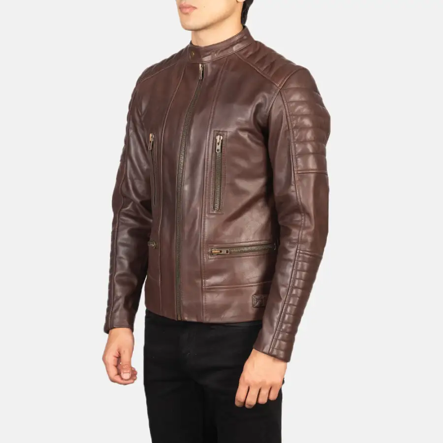 Men's Classic Heritage Biker Leather Jacket