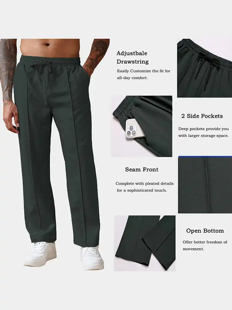 Textured Knit Jogger Pants