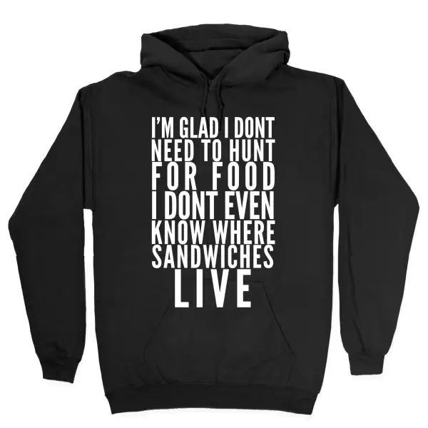 Doodle Food Pullover Hoodie