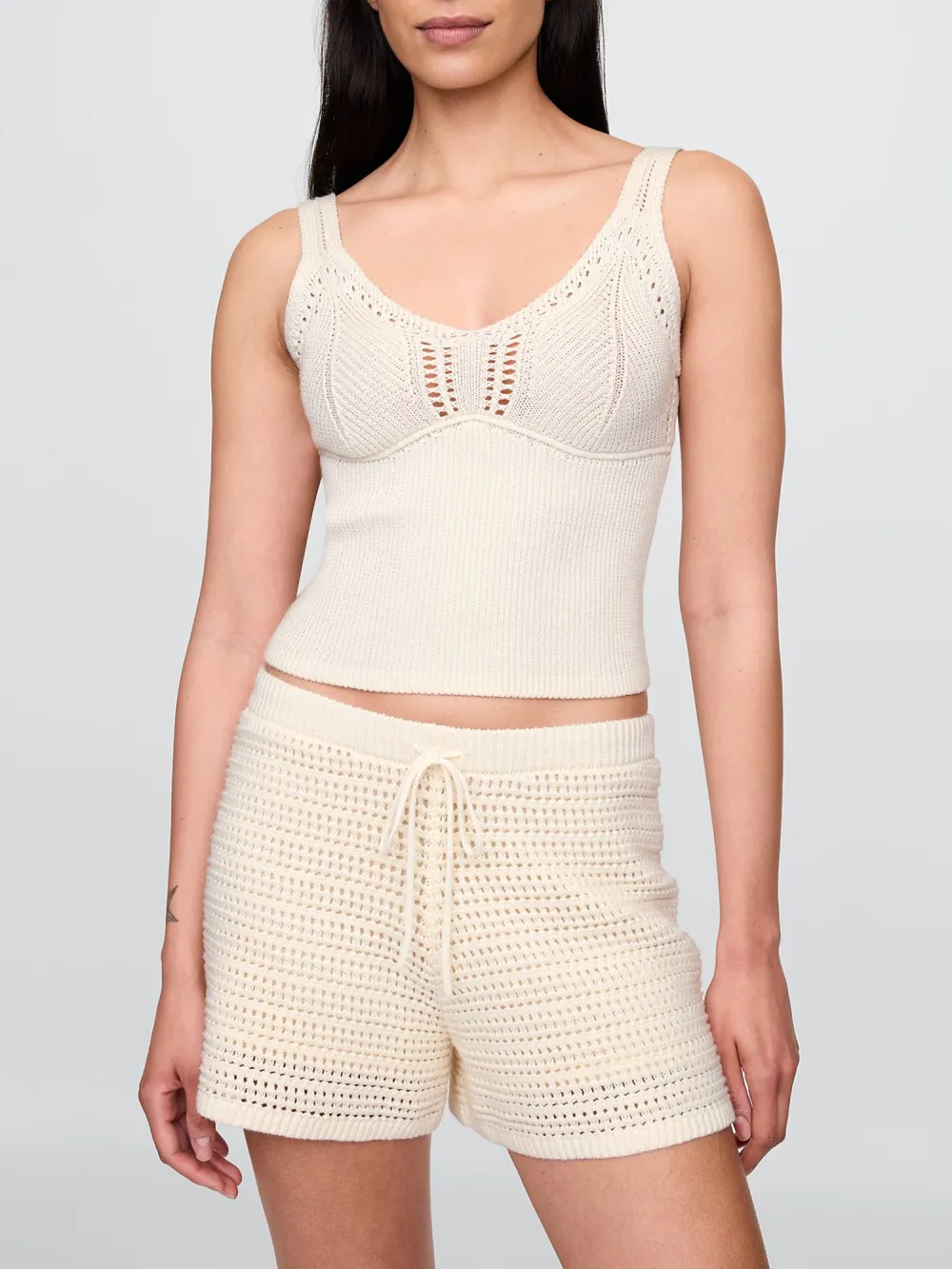 Hollow Out Backless Vest