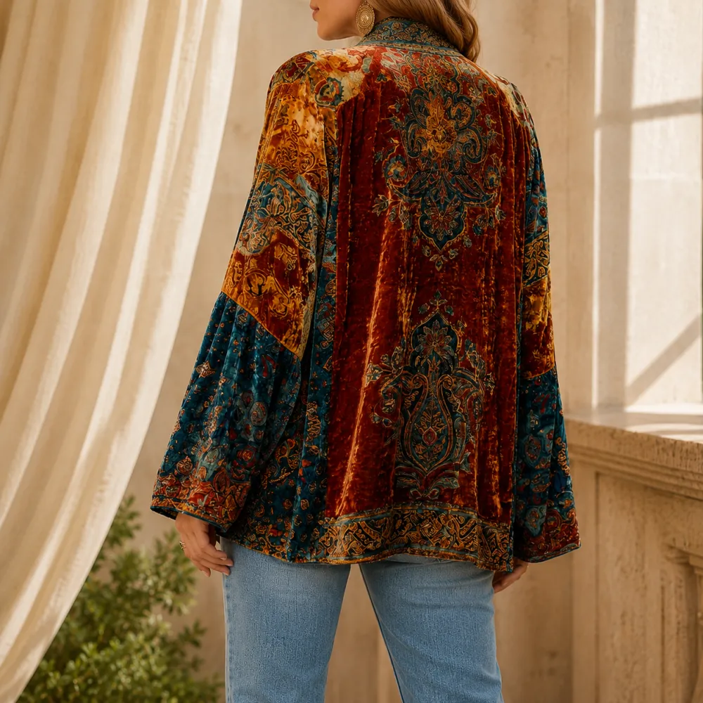 Relaxed Open-Front Jacket