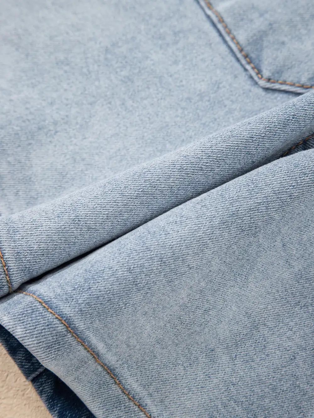 Wash High Rise Shorts Denim Pants