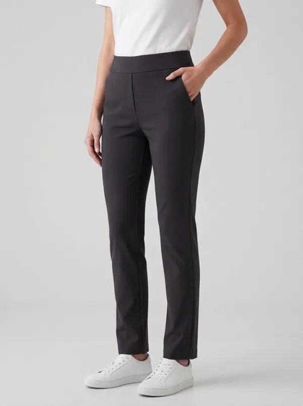 Modern Mid-Rise Women's Stretch Mid-Rise Pants