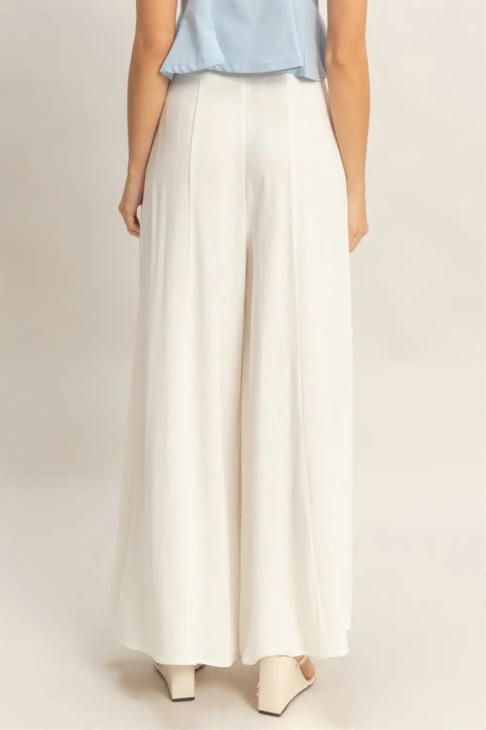 Wide Leg Flap Pocket Pants