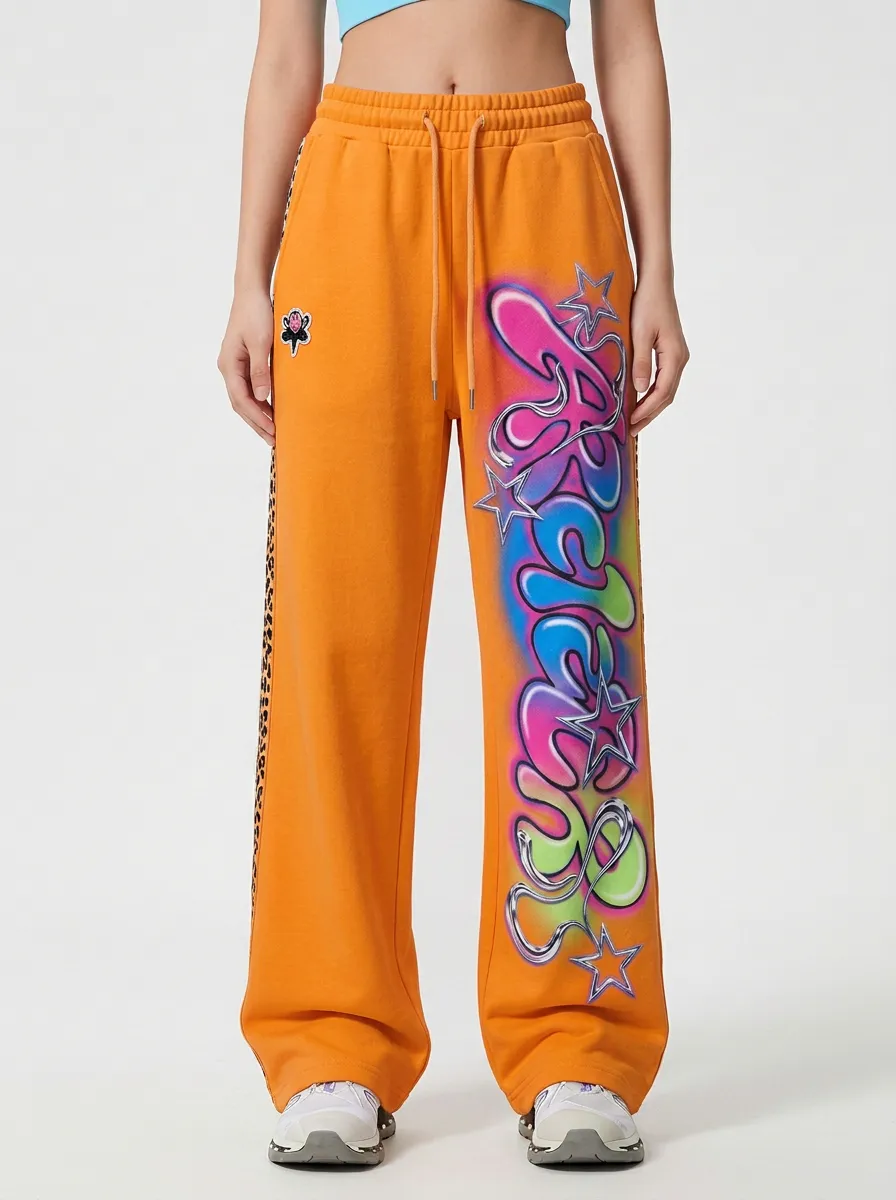 Unisex Graphic Streetwear Graffiti Star Sweatpants