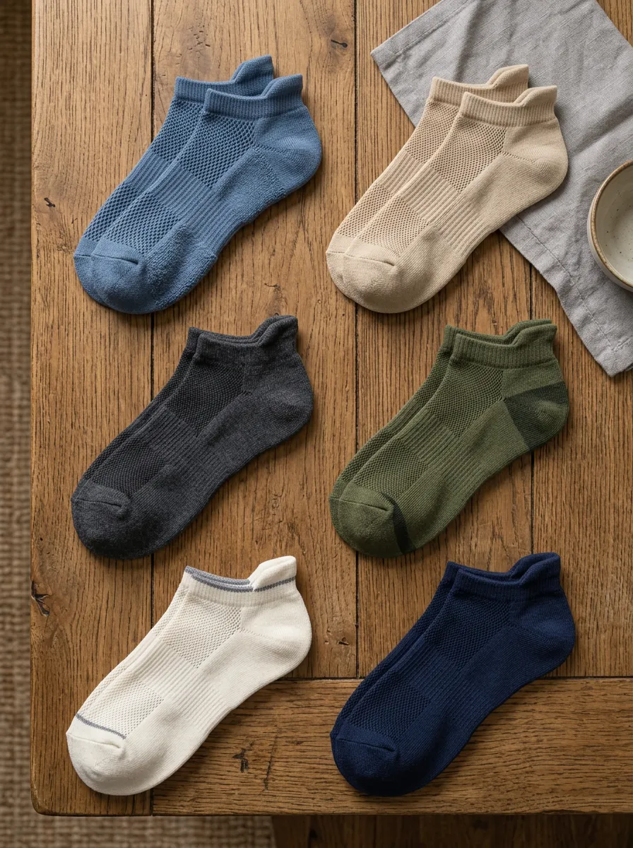 Mesh Men's Six Pack Ankle Sock Collection