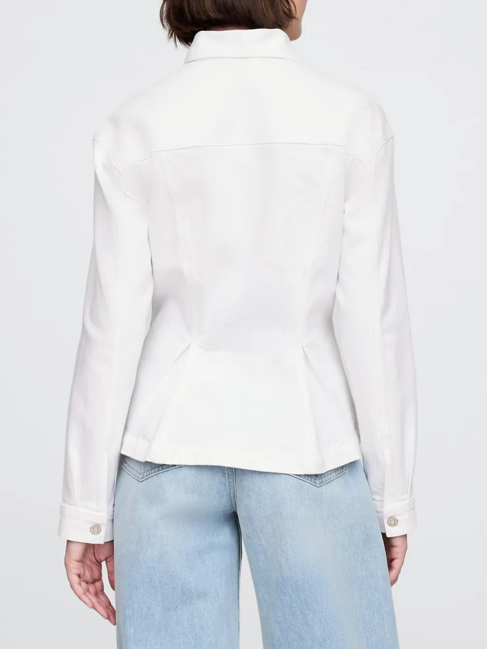 Pleated Button Jacket