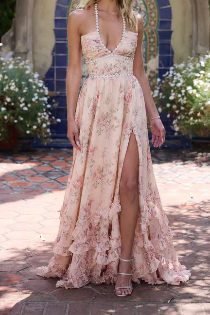 The Scarlette Tapestry-Print Woven Dress