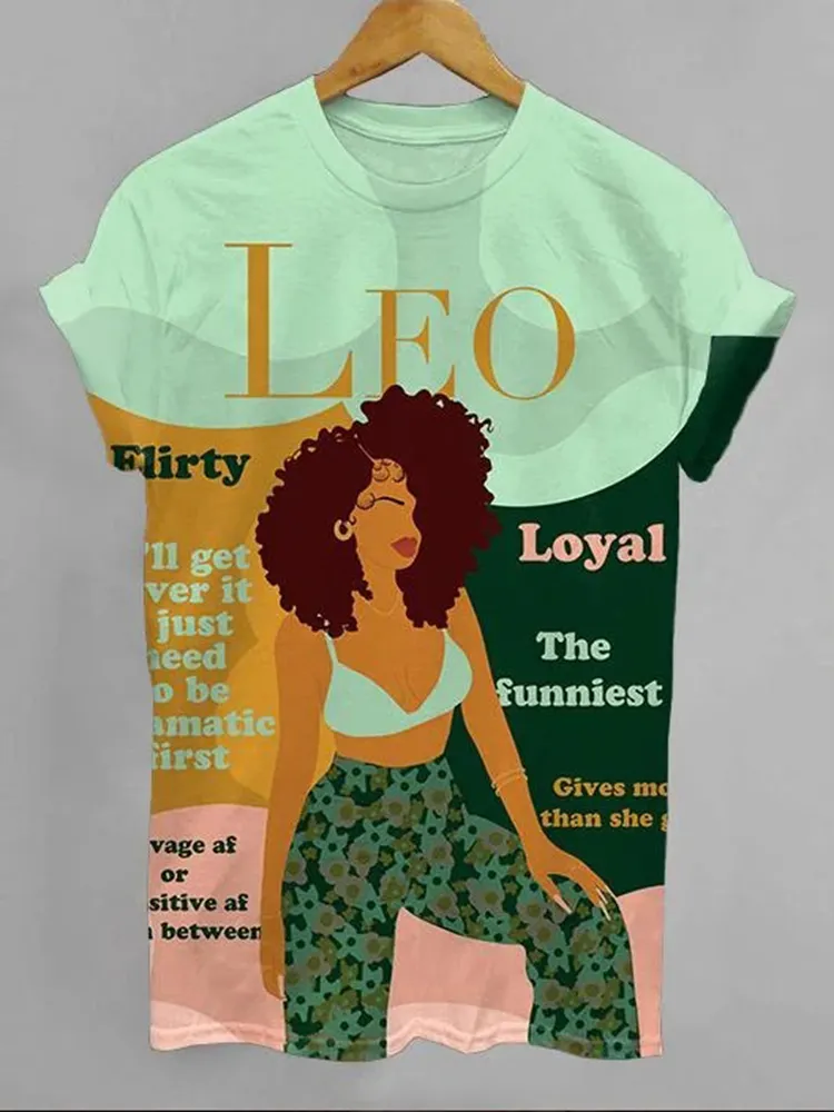 Leo Girly Season Unisex Short Sleeve Tshirt