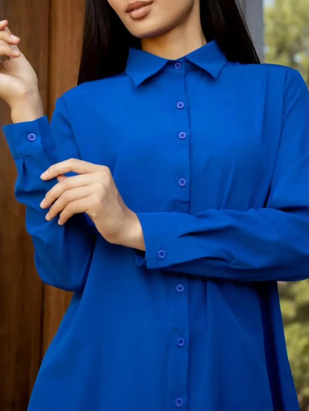 Polo Button Blouse