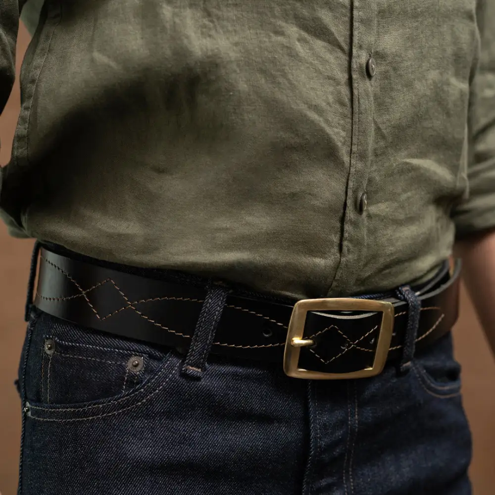 Refined Full Grain Leather Belt