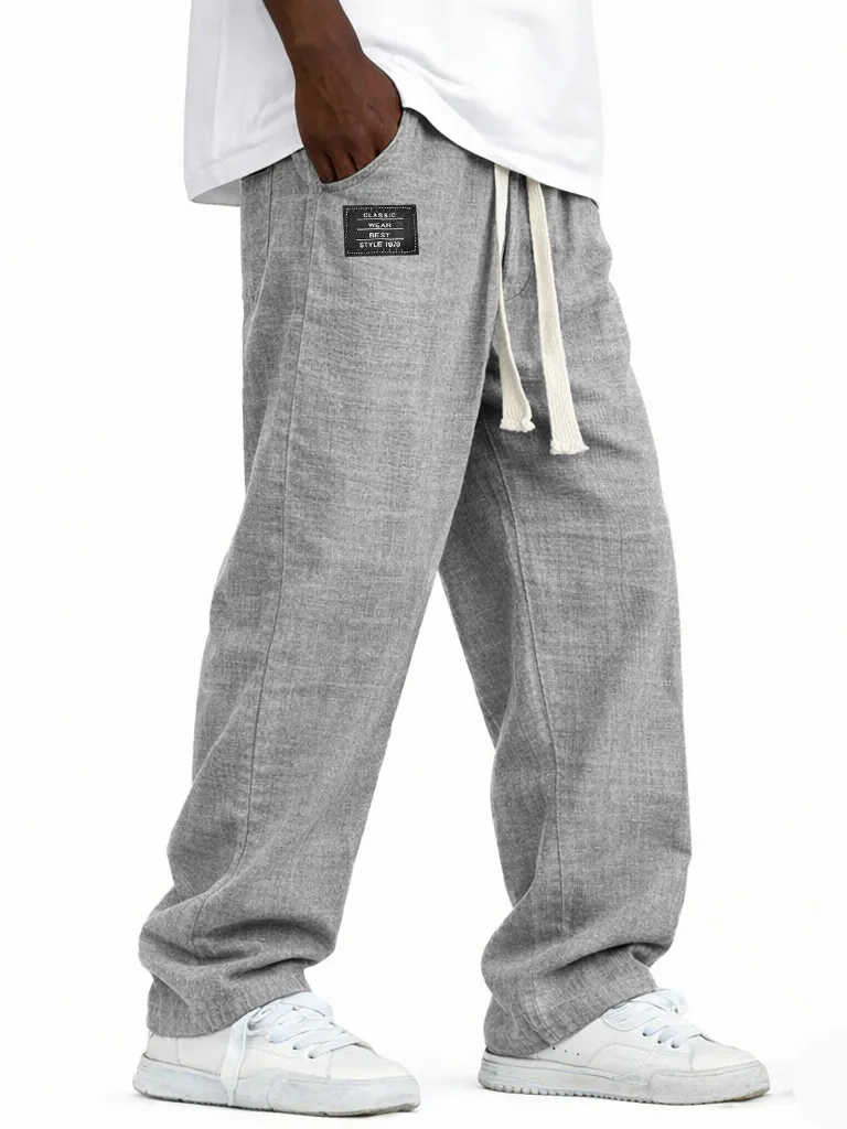Soft Touch Linen Blend Pull On Pants
