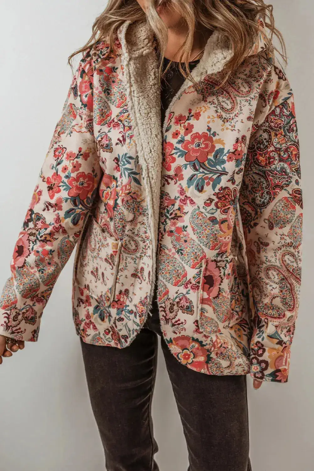 Printed Hooded Casual Jacket