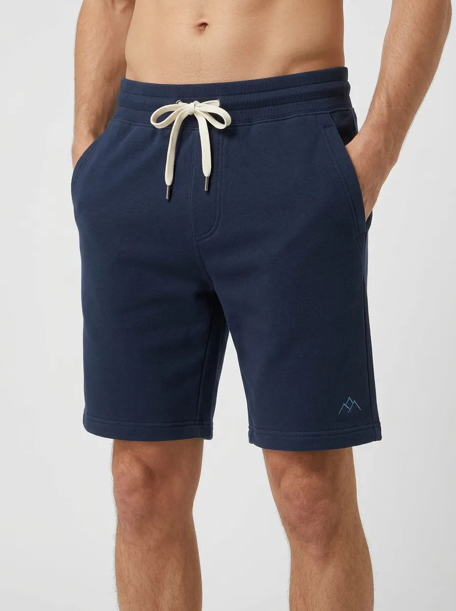 Men's Mountain Hiking Outdoor Printed Sweat Shorts