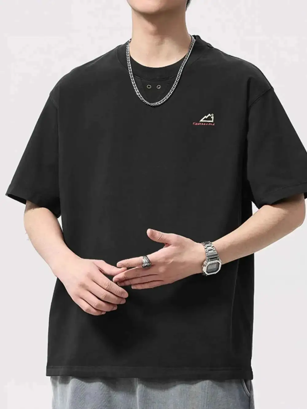 Versatile Round Neck Short Sleeve T-Shirt