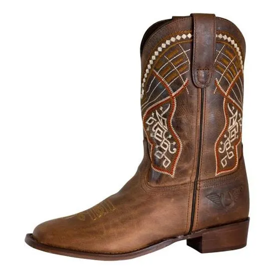 Vintage Inspired Men's Western Boots With Classic Shaft