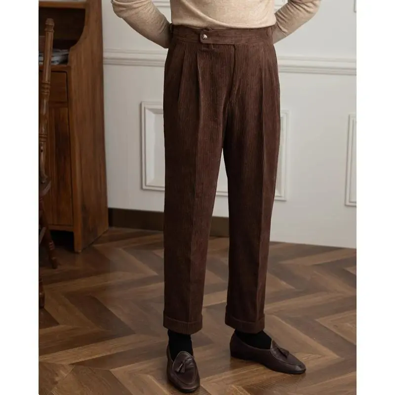 Corduroy Straight Pants