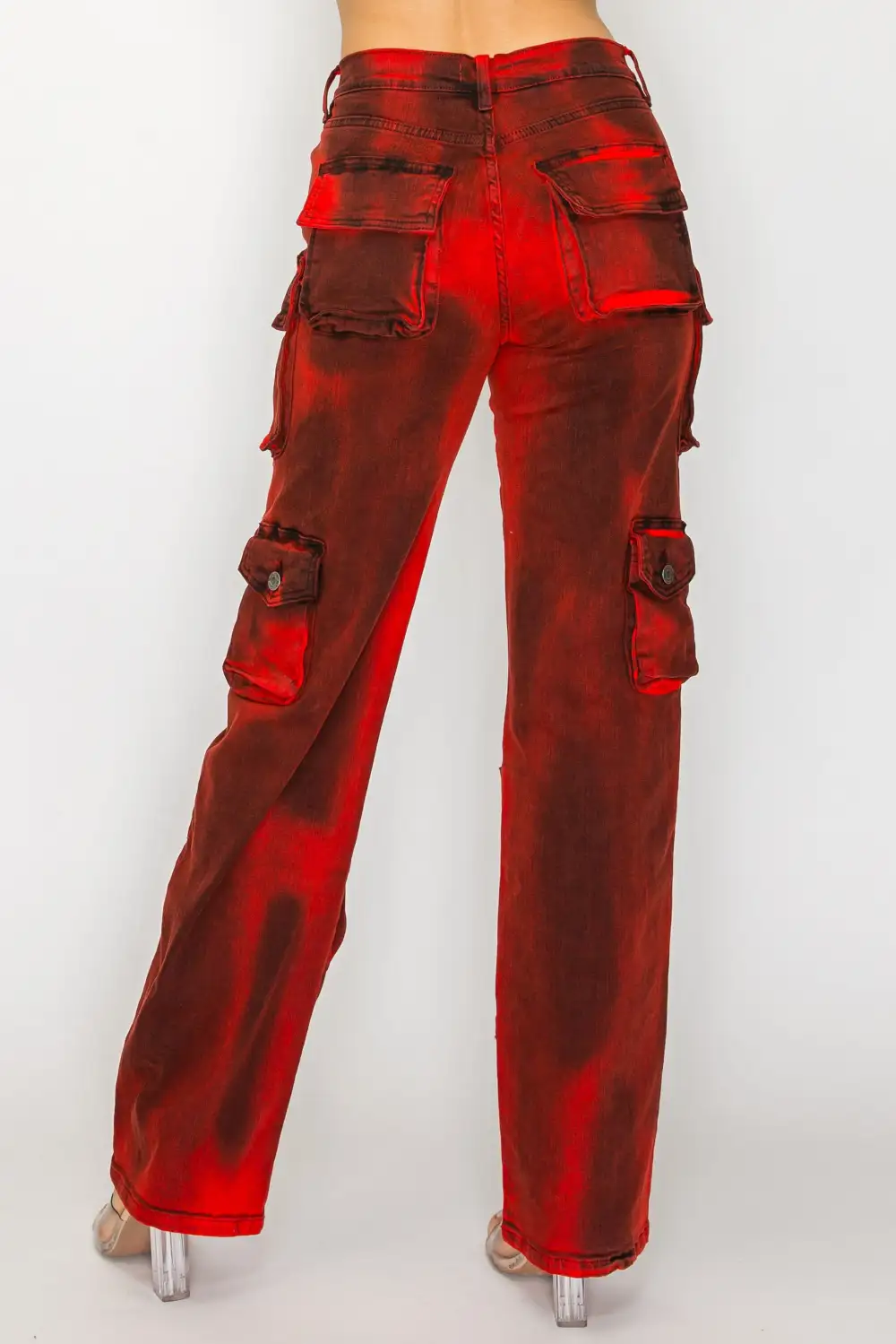 Straight-Leg Cargo Jeans