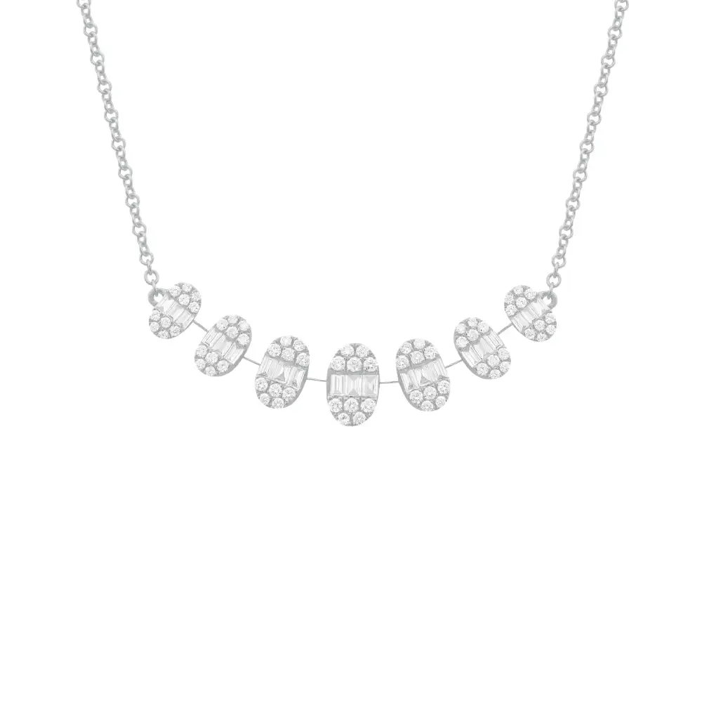 Minimal Elegant Classic Diamond Necklace