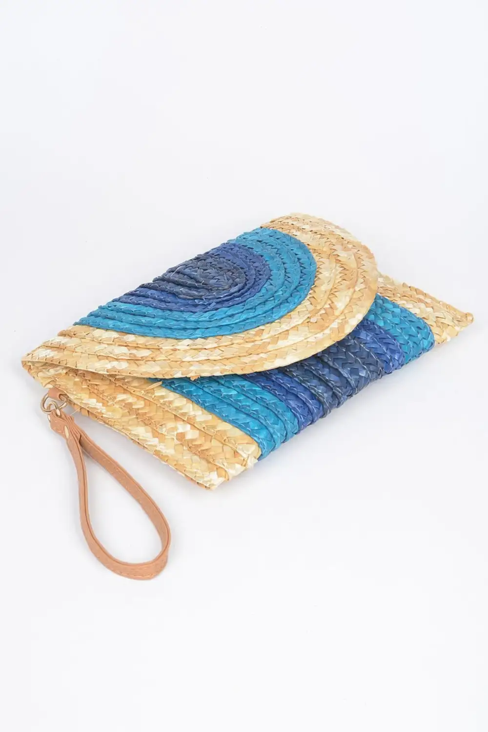 Straw Coloful Envelope Clutch