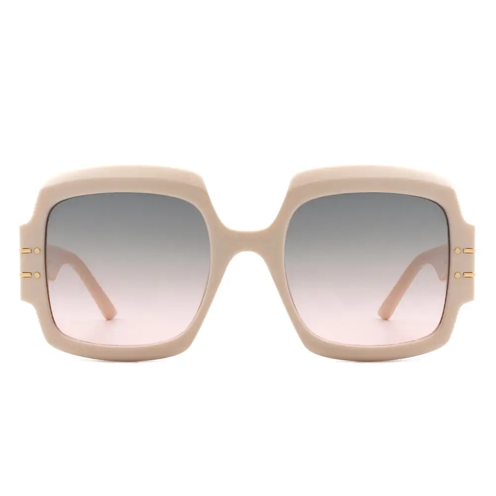 Jelly Square Flat Top Frame Sunglasses