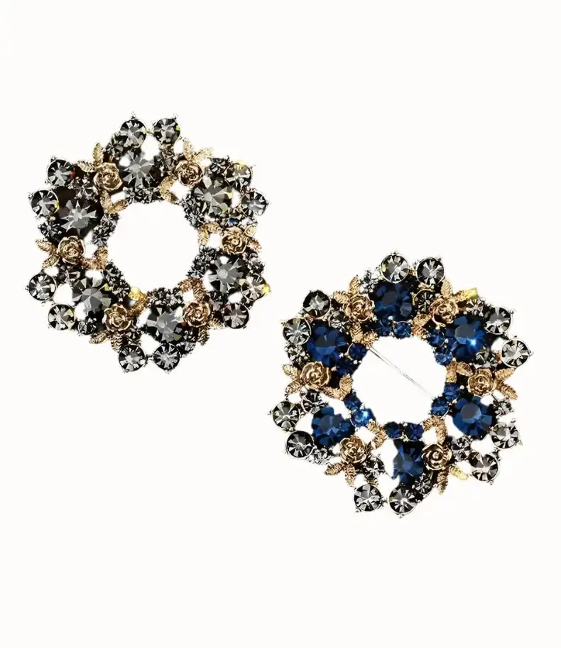 Graceful Finish Decorative Brooch