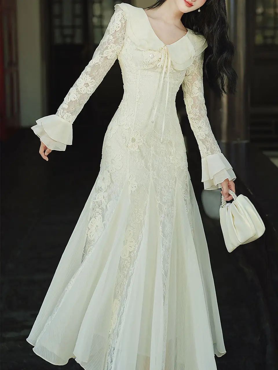 Lace Wedding Lace Maxi Dress