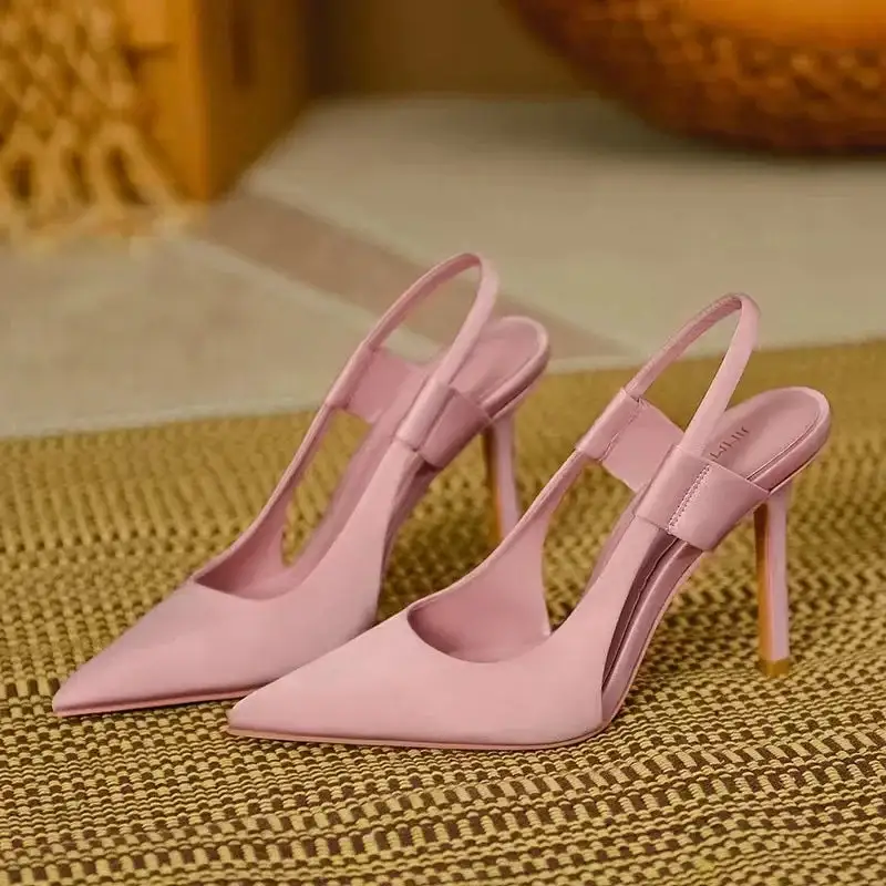 Slip On Pointed Toe Sandals