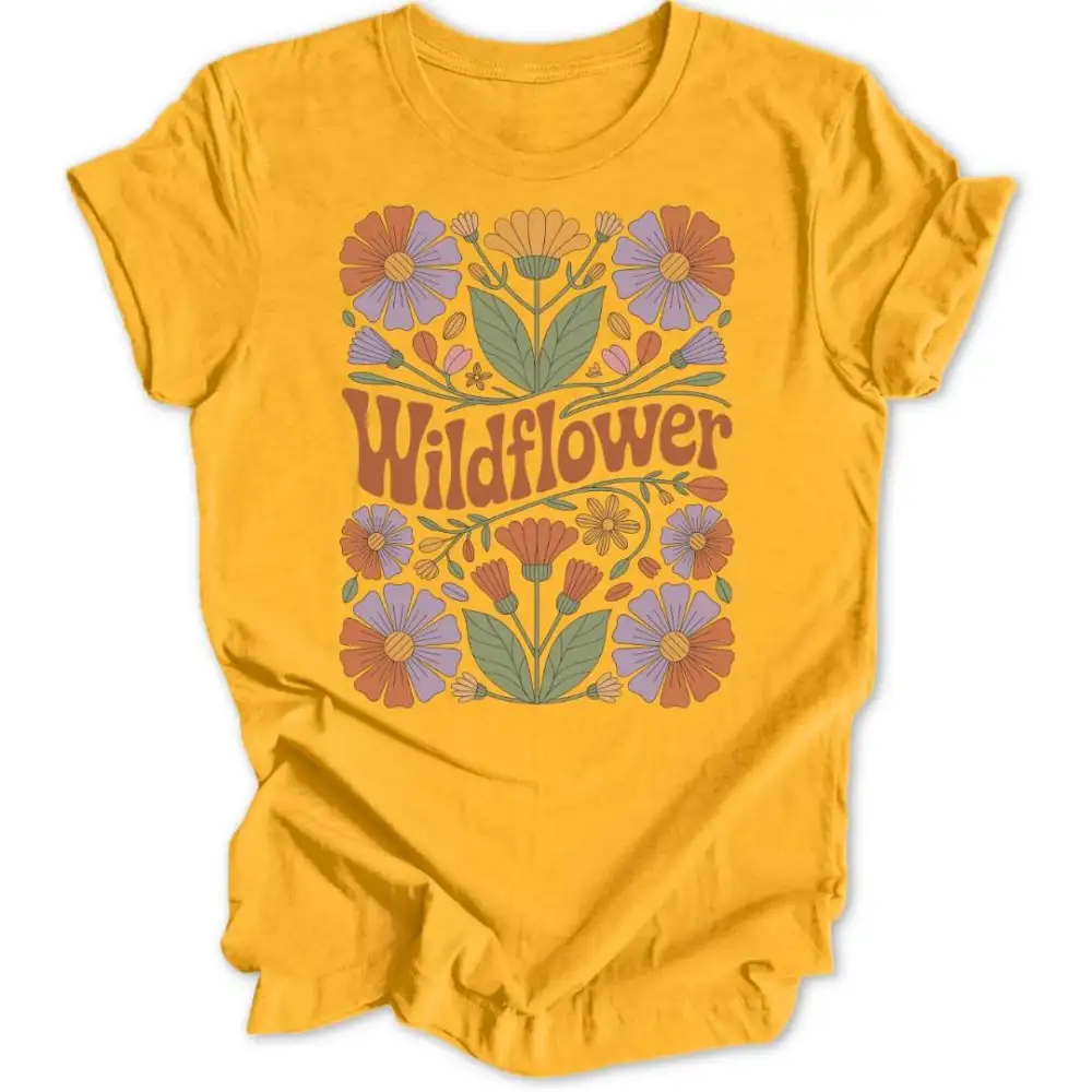 Retro Wildflower Unisex T-Shirt