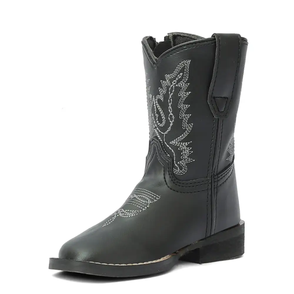 Casual Side Pull Men's Denim Boots