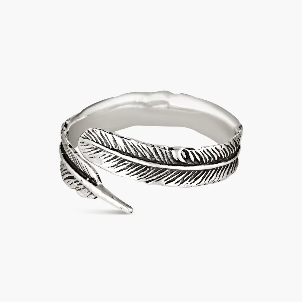 Feather Goddess Wrap Ring
