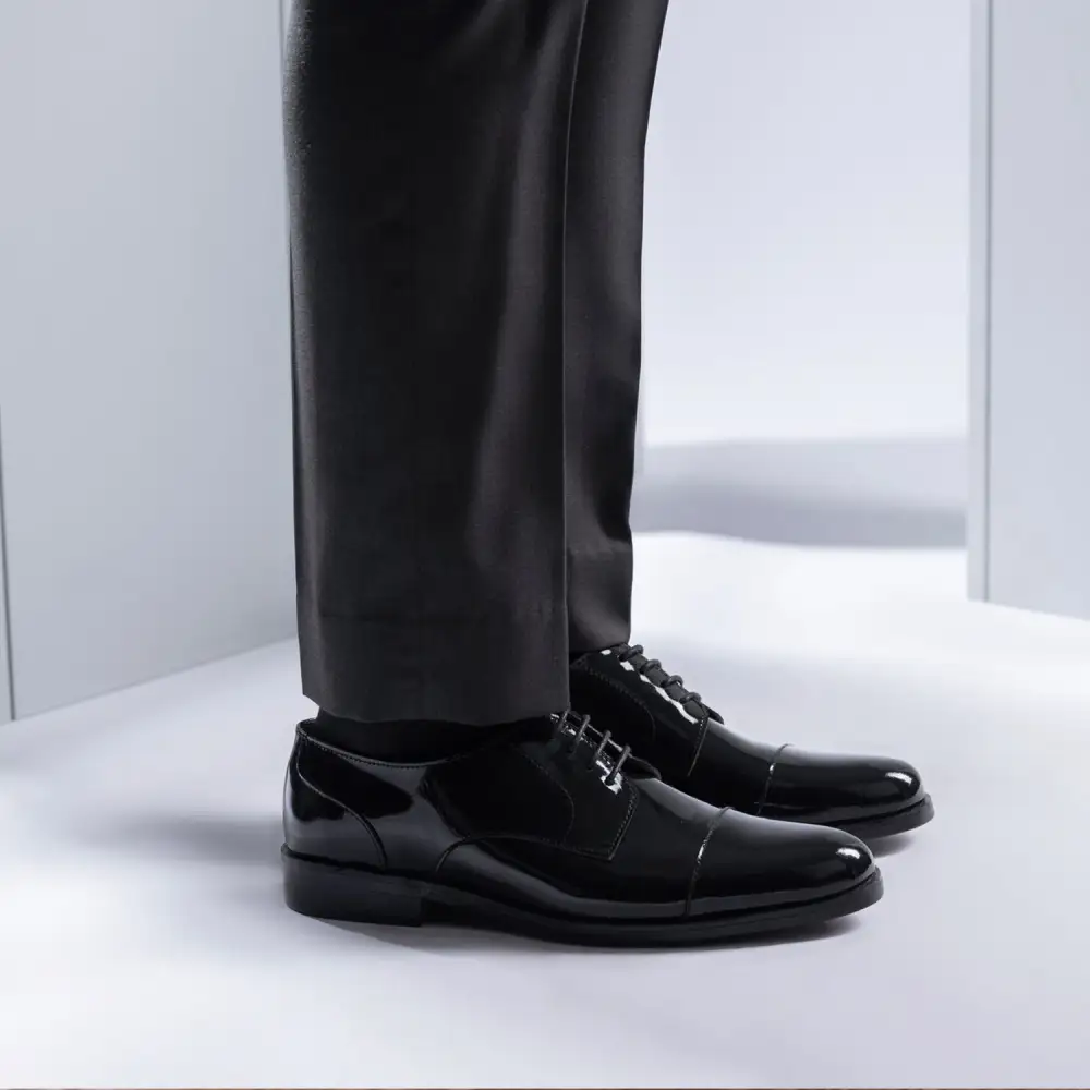 Black Patent Leather Loafers