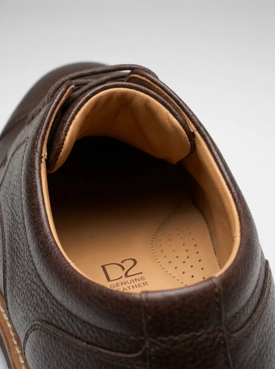 Men's Pebble-Grain Oxford Dress Shoes
