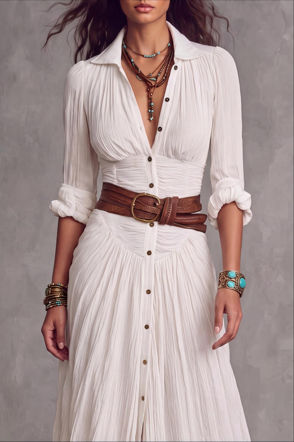 Textured Ruched Maxi Dress