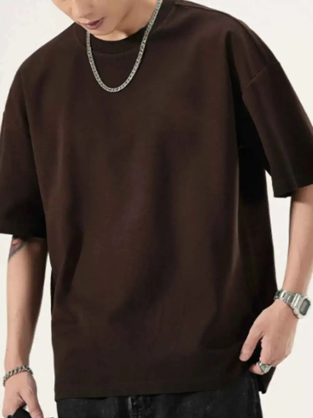 Oversized Round Neck T-Shirt