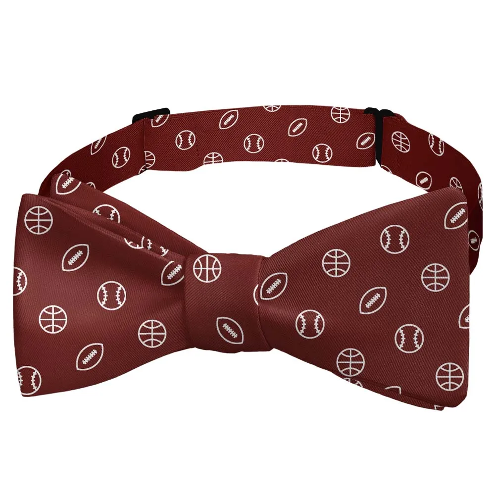 Sportsball Pattern Bow Tie