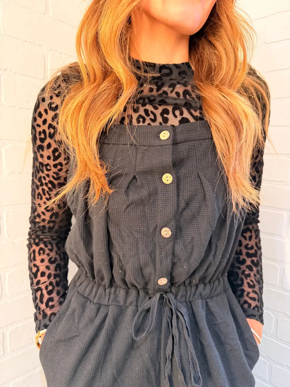 Sheer Mesh Layering Top