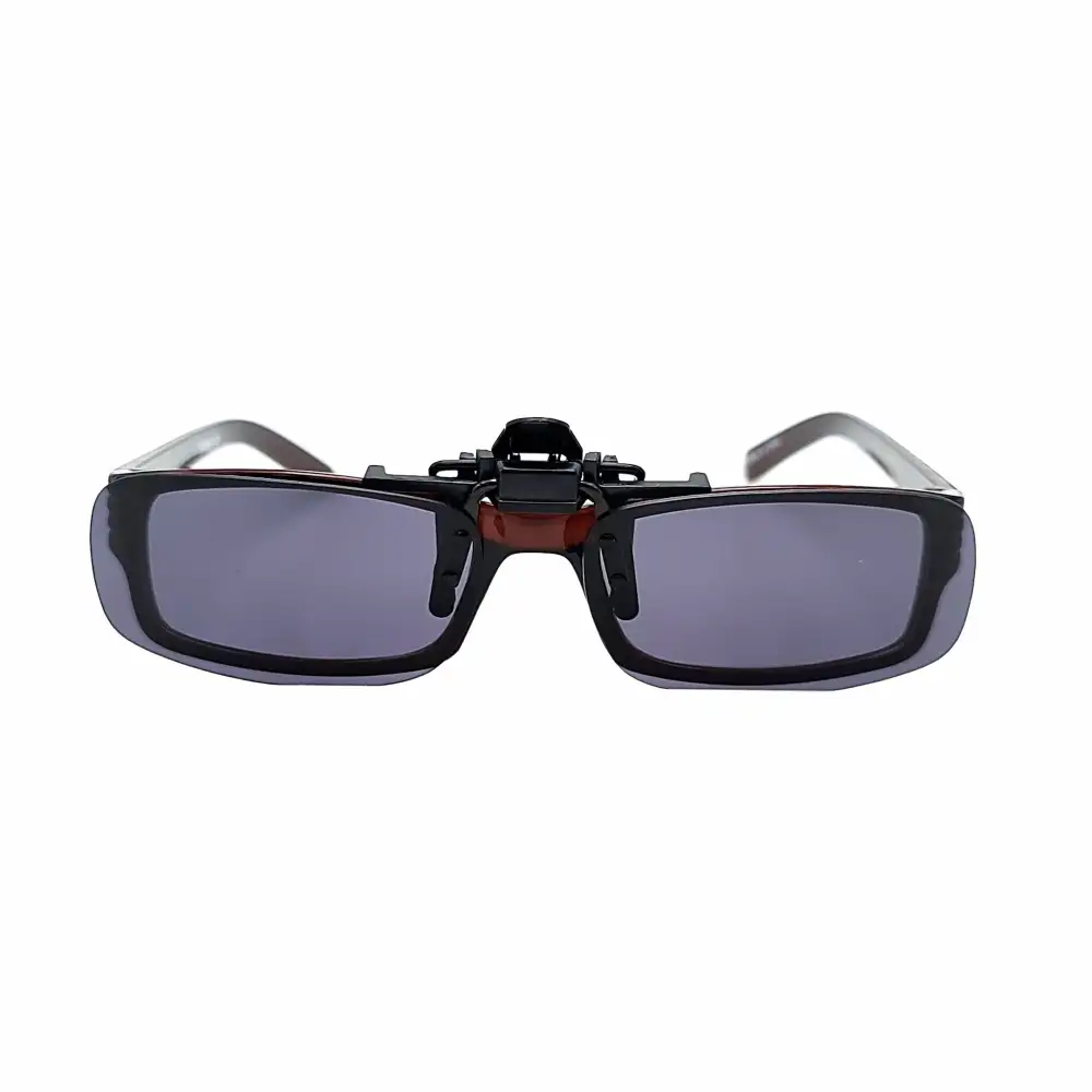 Large 58mm Polarized Flip-Up Clip-On Sunglasses