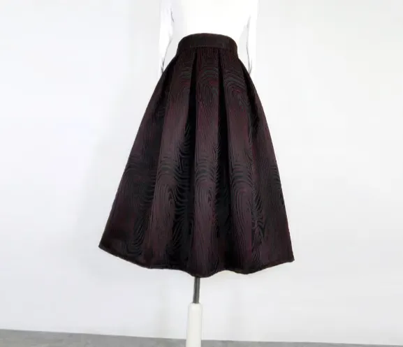 Gentle Street Everyday Casual Embroidered Skirt