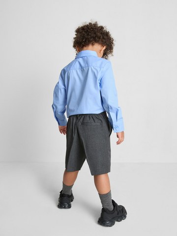 3-7yrs | 2pk Unisex Cotton Blend Long Sleeve School Shirts detail 1