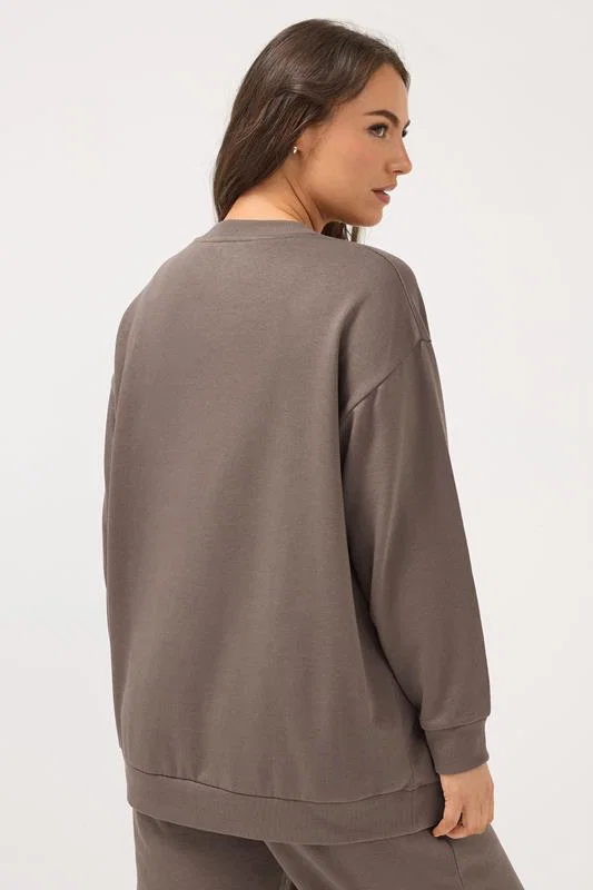 Light Brown Sweatshirt detail 3
