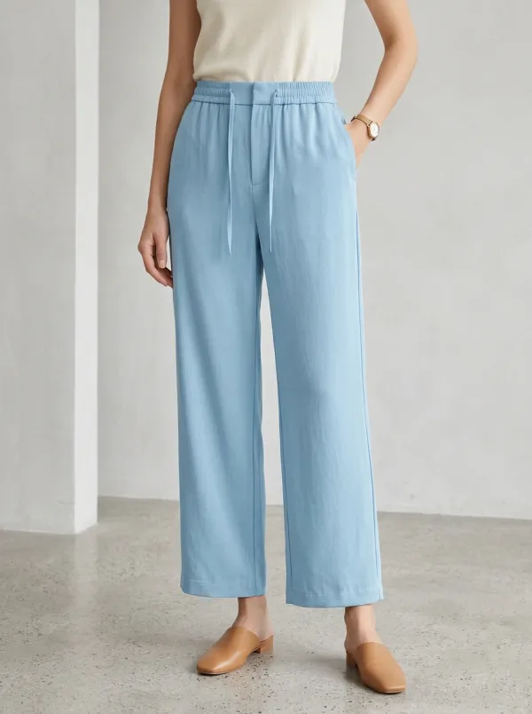 Minimal Women's Wide-Leg Trousers