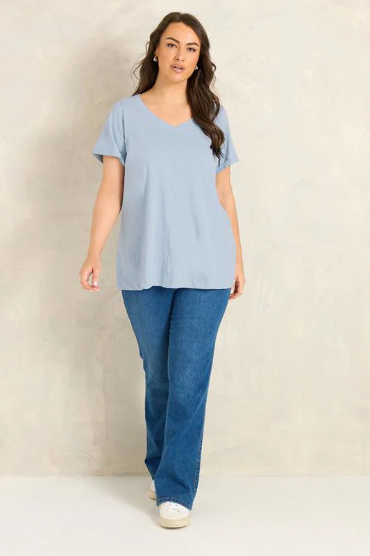 ESSENTIAL 4 Pack Pink & Blue T-Shirts detail 2