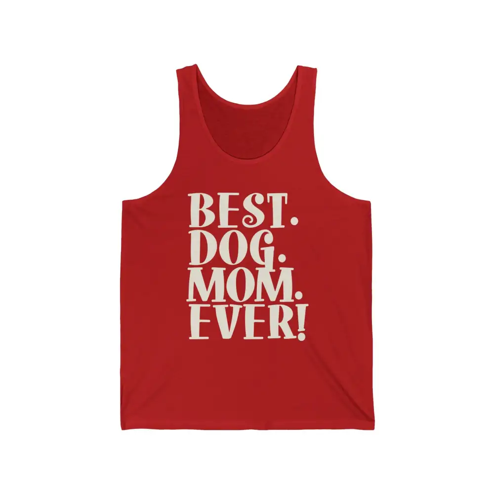 Dog Mom Text Tank Top