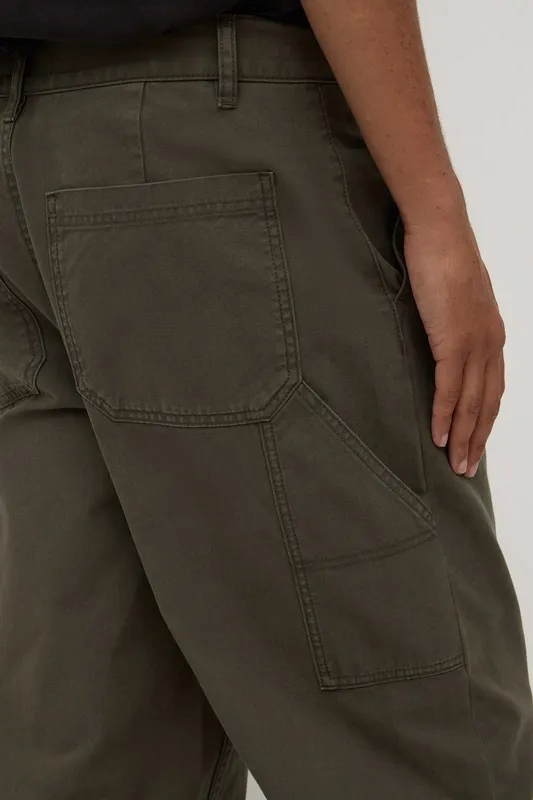 Moss Cotton Carpenter Pants