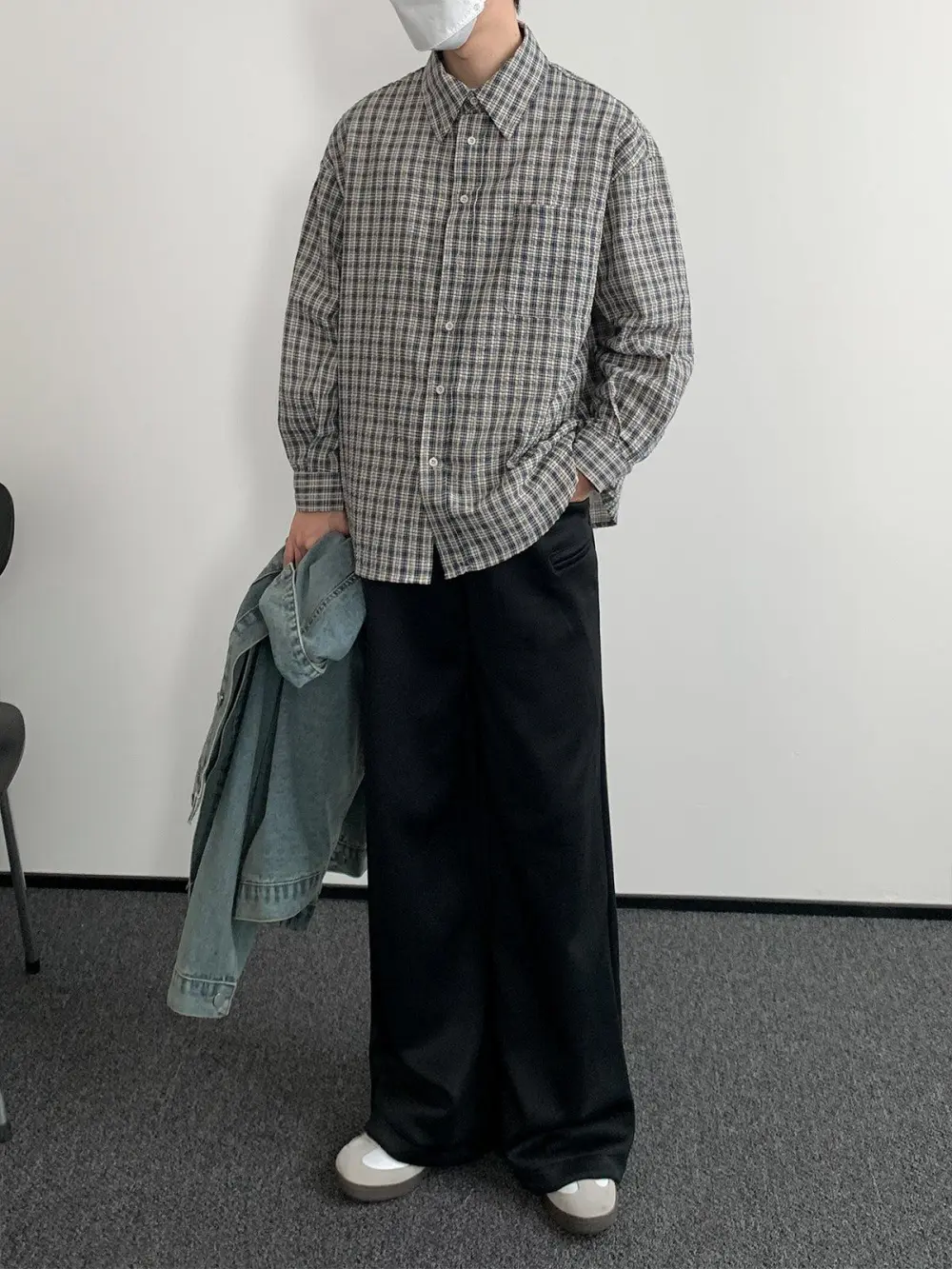 Textured Check Shirt
