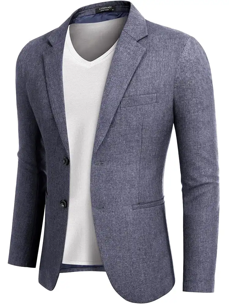 Classic Two Button Suit Jacket