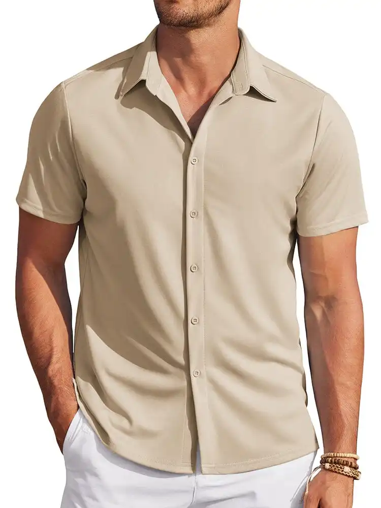 Casual Wrinkle Free Stretch Shirt